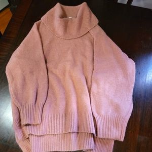 Ava & Viv pink cowl neck sweater 3X